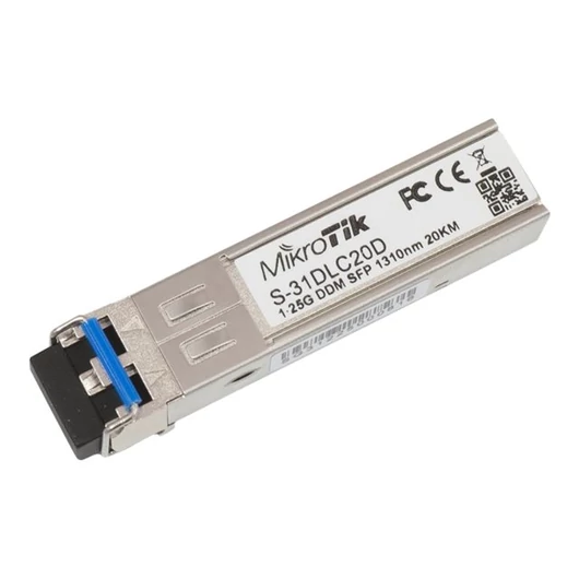 MIKROTIK S-85DLC05D SFP Module 1.25Gb/s LC/UPC 850nm 550m Multimode