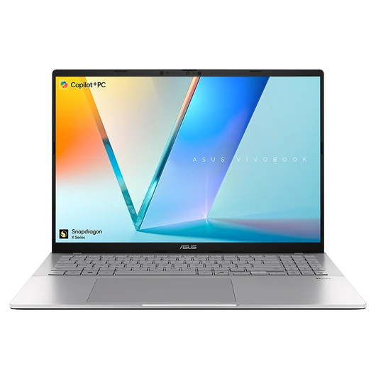 Még intelligensebb, Még produktívabb, Még biztonságosabb<br>Tapasztald meg a könnyed mesterséges intelligenciát az ASUS Vivobook S16 laptoppal, amely ideális társad a mindennapokban. Legyen szó munkáról, tanulásról vagy játékról, ez az ASUS Copilot+
