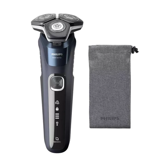 Philips S5885/10 Shaver Series 5000 nedves és száraz elektromos borotva puha védőtokkal