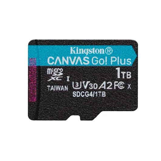 1TB MSDXC CANVAS GO PLUS 200R GEN4 A2 U3 SINGLE PACK W/O ADP