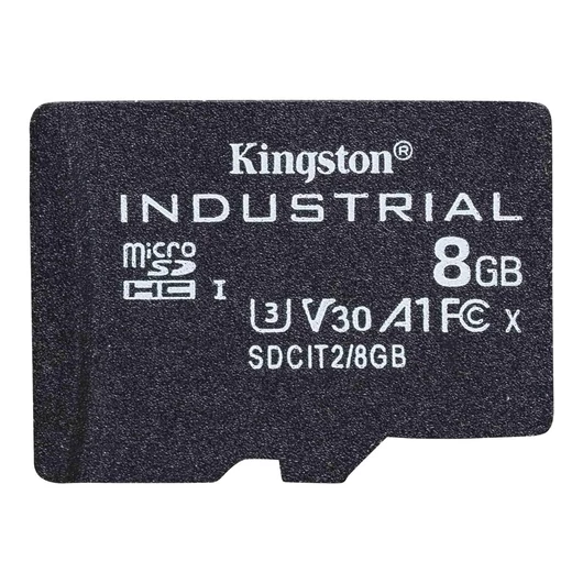 KINGSTON 8GB microSDHC Industrial C10 A1 pSLC Card Single Pack w/o Adapter