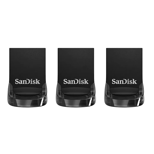 SANDISK ULTRA FIT USB 3.1 FLASH DRIVE 3-PACK 32GB