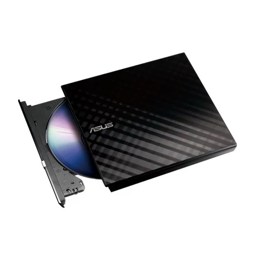 ASUS SDRW-08D2S-U LITE fekete hordozható 8X DVD-író M-DISC támogatással (SDRW-08D2S-U LITE/BLACK/ASUS)