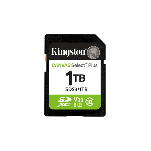 1TB SDXC CANVAS SELECT PLUS GEN3 150MB/S C10 UHS-I U3 V30