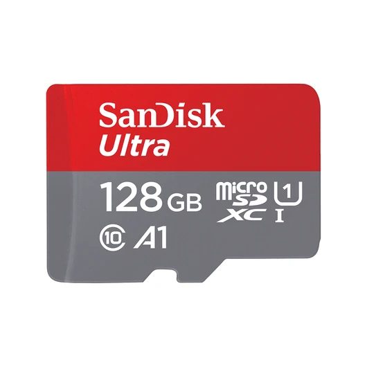128GB SANDISK ULTRA MICROSDXC SD ADAPTER 100MB/S CLASS 10 UHS-