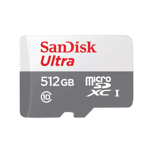 512GB ULTRA LITE WHITE/GRAY MICROSDXC 100MB/S CLASS 10 UHS-I