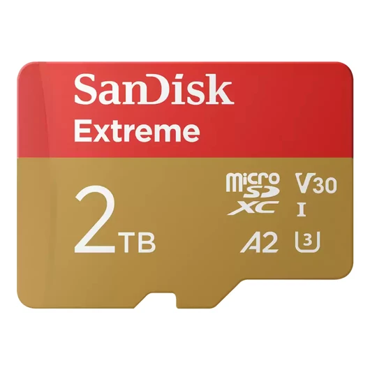 EXTREME MICROSDXC UHS-I CARD 2TB UP TO 240MB/S RS AND 140MB/S