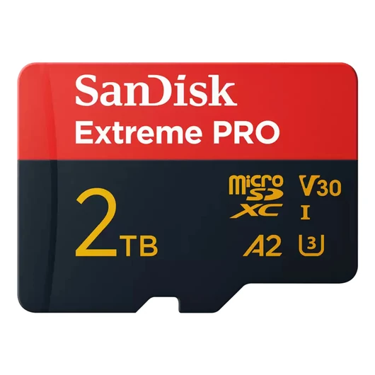 EXTREME PRO MICROSDXC 2TB UHS-I CARD WITH ADAPTER