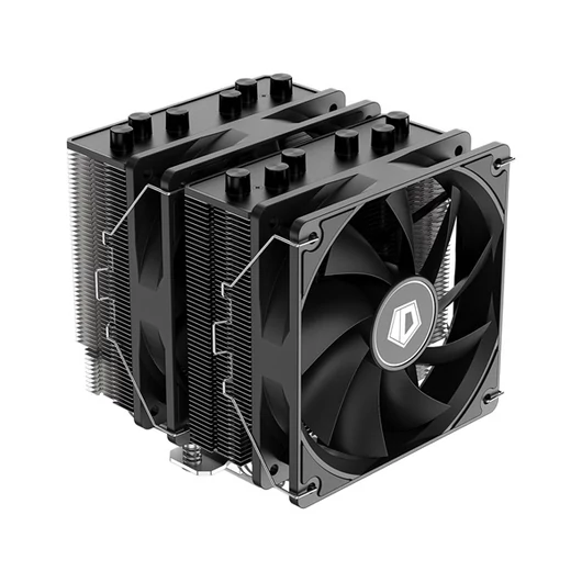 ID-Cooling CPU Cooler - SE-206-XT (15.2-35.2 dB; max 129,39 m3 / h; 4Pin csatlakozó, 6 db heatpipe, 2x12cm, PWM)