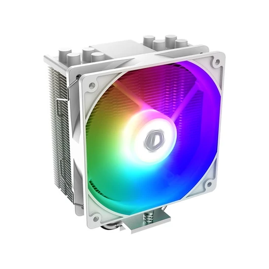 ID-Cooling CPU Cooler - SE-214-XT ARGB WHITE (13.8-30,5dB; max. 115,87 m3 / h; 4pin, 4 db heatpipe, 12cm, PWM, A-RGB LED)