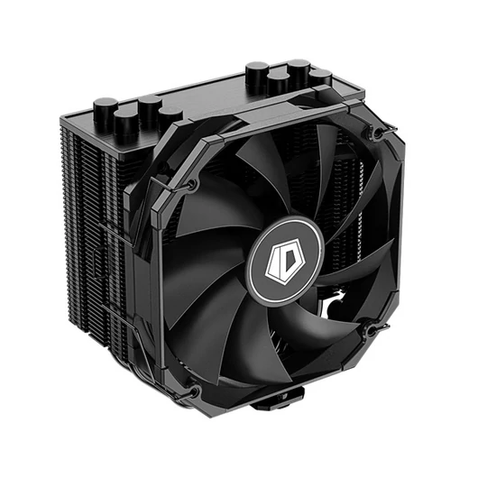 ID-Cooling CPU Cooler - SE-224-XTS MINI BLACK (31,5dB; max. 118,59 m3 / h; 4pin csatlakozó, 4 db heatpipe, 12cm, PWM)