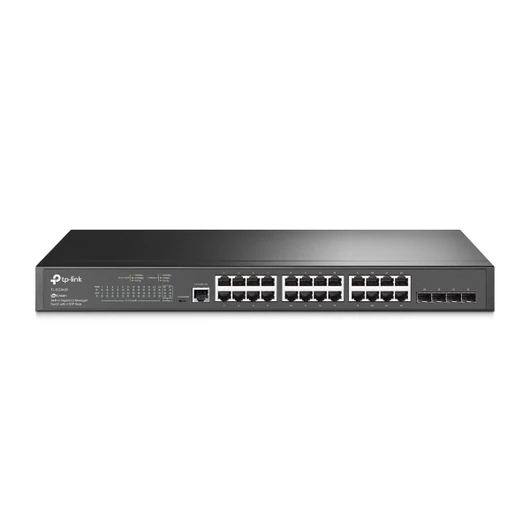 TP-Link Switch Smart - SG3428 JetStream (L2,L2 + ; IPv6; 24port 1Gbps + 4port 1Gbps SFP + Console port)