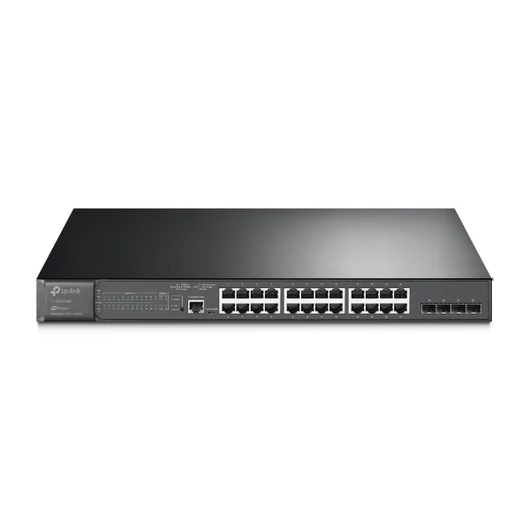 TP-Link Switch Smart PoE - TL-SG3428MP JetStream™ (24 port 1Gbps PoE+ port; 4 port SFP; 384W; L2 / L3 / L4)