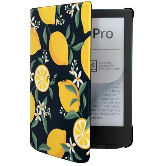 POCKETBOOK e-book tok -  PB629_634 Shell gyári Tok  lemons print