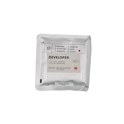 Utángyártott SHARP MX31GVSA DEVELOPER Magenta 240g. /FU/* Egyéb FU