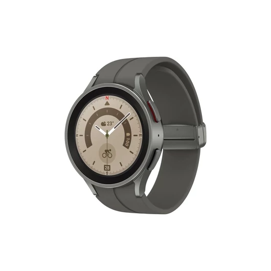Samsung Galaxy Watch5 Pro okosóra 45mm LTE titánium (SM-R925FZTAEUE) - Bontott termék!