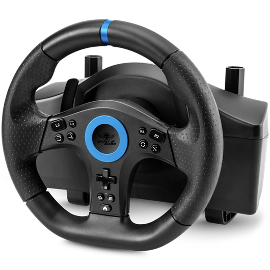 Spirit of Gamer Kormány - RACE WHEEL PRO 5 (kormány + pedálok, PC / PS4 / 5 / XBOX X / S/One kompatibilis, fekete)