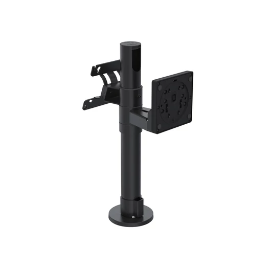 VESA: 400MM POLE W/ 0.80 CABLE BLACK BACK-TO-BACK SCREEN MOUNT