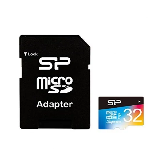 Card MICRO SDHC Silicon Power 32GB UHS-I Superior 1 Adapter (90MB/s | 45MB/s) U1