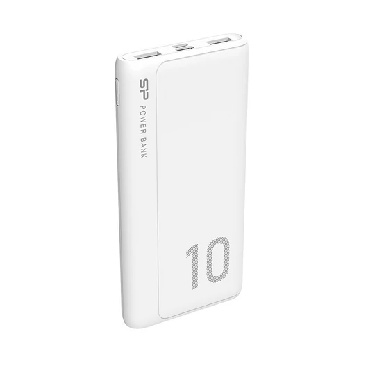 Silicon Power 10.000mAh GP15 Powerbank  Type-C Micro-USB Lightning Fehér