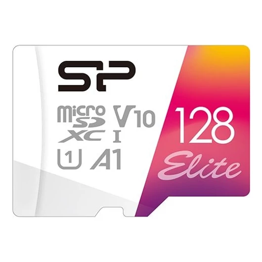 SILICON POWER memory card Elite Micro SDXC 128GB UHS-I A1 V10