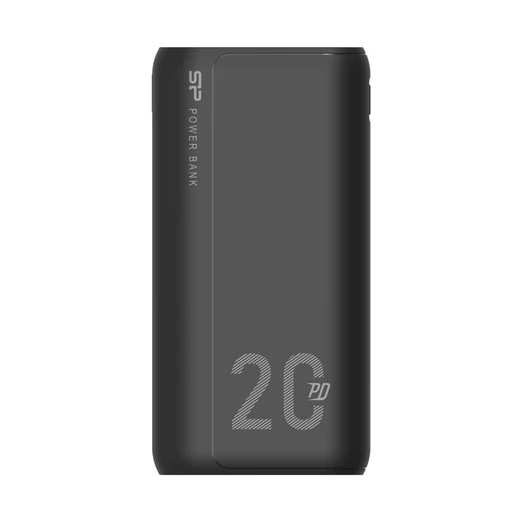 Silicon Power 20.000mAh QS15 Powerbank  Type-C Micro-USB Lightning Fekete