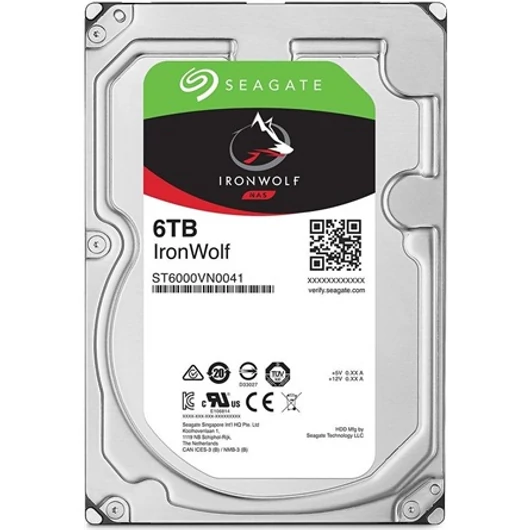 Seagate IronWolf 6TB 5400rpm 256MB SATA3 3,5" HDD