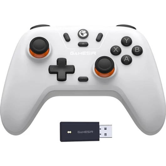 GameSir Nova Lite Multiplatform Bluetooth / USB / vezeték nélküli gamepad játékvezérlő fehér