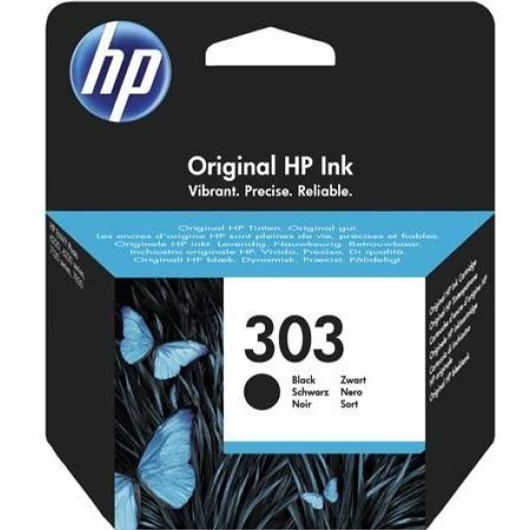 HP T6N02AE Tintapatron Black 200 oldal kapacitás No.303 HP