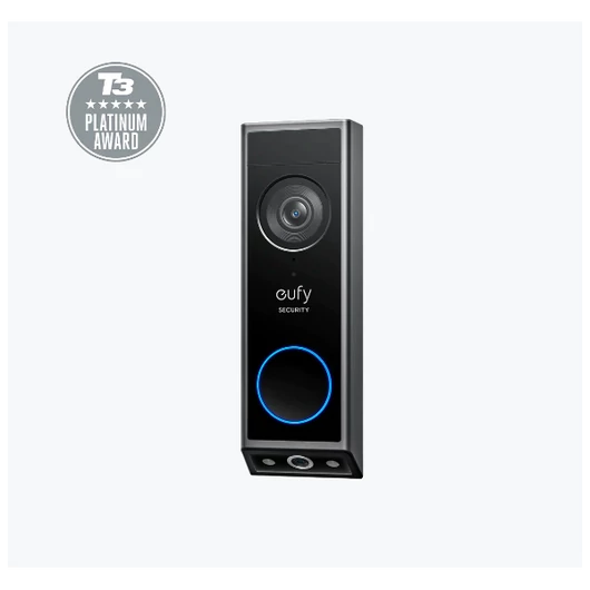 ANKER EUFY Kapucsengő, E340, Video Doorbell, HD(2K), Akkumulátoros, WiFi-s, kültéri  - T8214311