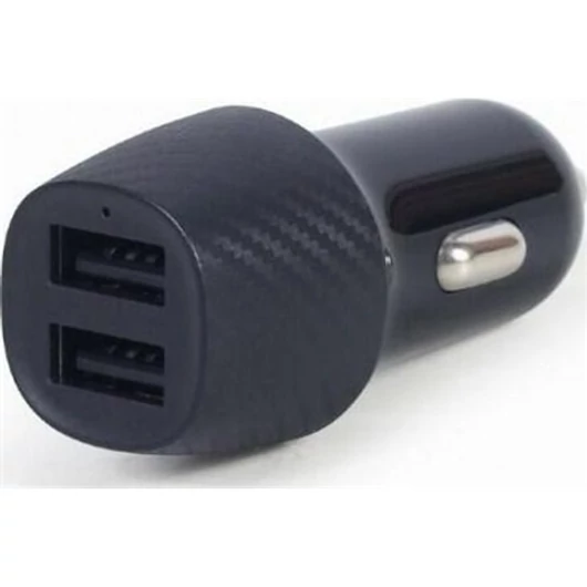 Gembird TA-U2C48A-CAR-01 24W univerzális autós töltő adapter fekete