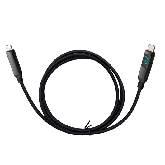 I-TEC TB4/USB4 CLASS PRO CABLE 240W WITH LCD (40 GBPS 150 CM)
