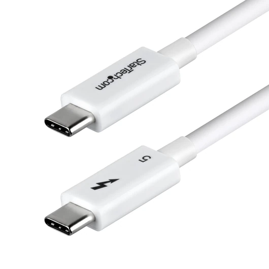 80CM THUNDERBOLT 5 CABLE WHITE 80GBPS/120GBPS/8K 60HZ/240W - WH