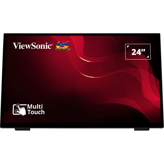 ViewSonic Portable Monitor 24" - TD2465 (VA, 1920x1080, 10 point Touch, 7ms, 250cd / m2, VGA, DP, HDMI, USB, SPK)
