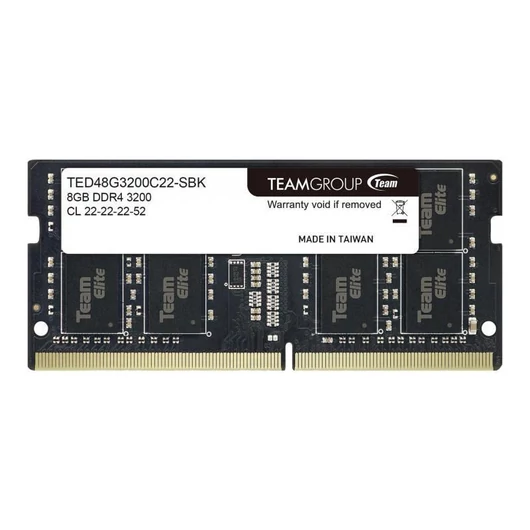 RAM NB DDR4 8GB (1x8) 3200MHz Team Group Elite