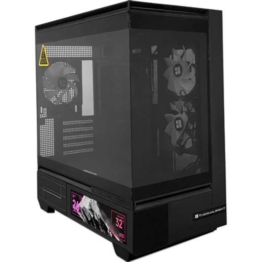 Thermalright TL-M10 Vision táp nélküli MT Mini Tower számítógépház fekete