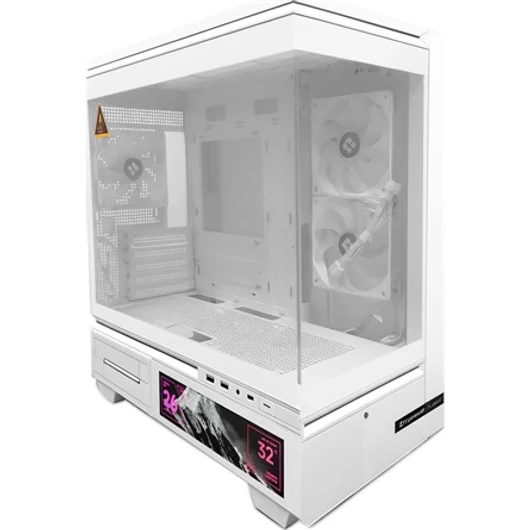 Thermalright TL-M10 Vision táp nélküli MT Mini Tower számítógépház fehér