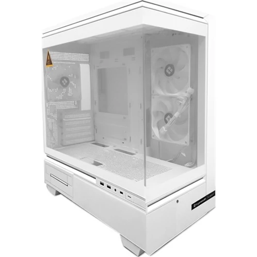 Thermalright TL-M10 táp nélküli MT Mini Tower számítógépház fehér