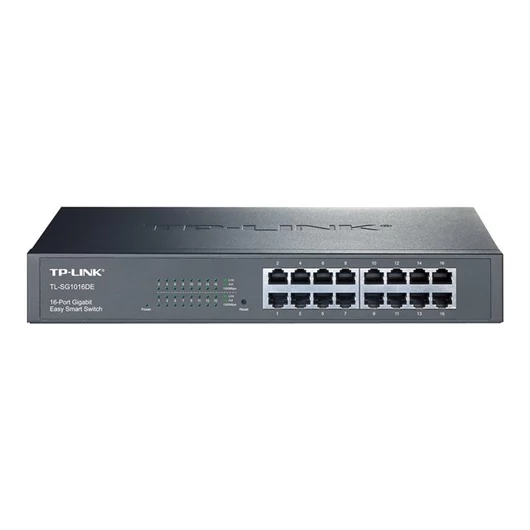 TP-LINK TL-SG1016DE Easy Smart Gigabit Switch 16x10/100/1000Mbps MTU/Port/Tag-based VLAN