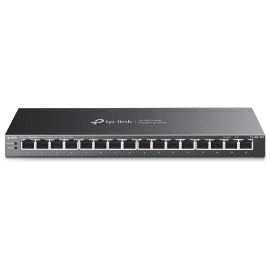 TP-LINK Switch 16x1000Mbps(16xPOE + ), TL-SG116P