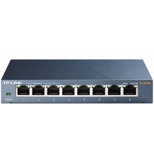 TP-LINK SWITCH TL-SG108 8-Port Gigabit Desktop