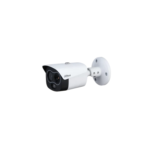 Dahua IP Bullet dual hőkamera - TPC-BF1241-B3F4 (256x192, 3,5mm / 4MP, 4mm, ICR, IR30m, IP67, WDR, audio, I / O, PoE)