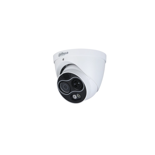 Dahua IP Turret hőkamera - TPC-DF1241-D3F4 (256x192, 3,5mm / 4MP, 4mm, ICR, IR30m, IP67, WDR, audio, I / O, PoE)