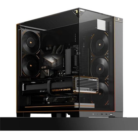 Thermalright A70 ARGB táp nélküli ablakos Mid Tower számítógépház fekete