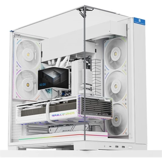 Thermalright A70 White táp nélküli ablakos Mid Tower számítógépház fehér