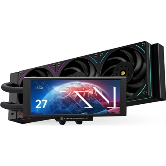 Thermalright Trofeo Vision 360 ARGB processzor vízhűtő fekete