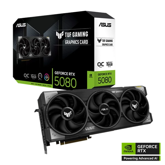 Asus Videokártya - nVidia TUF-RTX5080-O16G-GAMING (16384MB, GDDR7, 256bit, 2xHDMI, 3xDP)