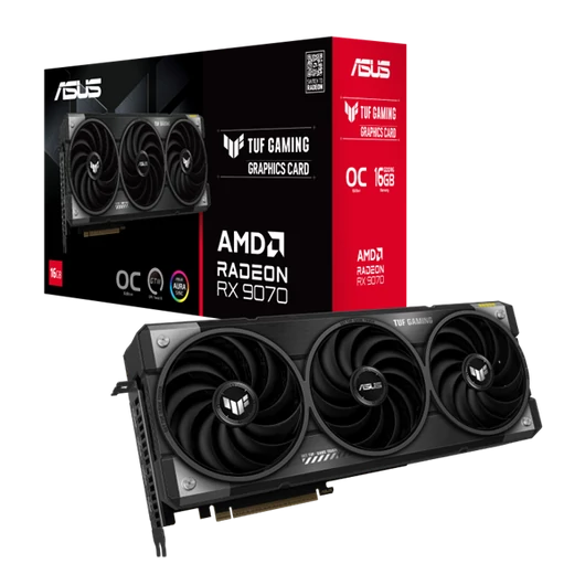 Asus Videokártya - AMD TUF-RX9070XT-O16G-GAMING (16384MB, GDDR6, 256bit, HDMI, 3xDP)