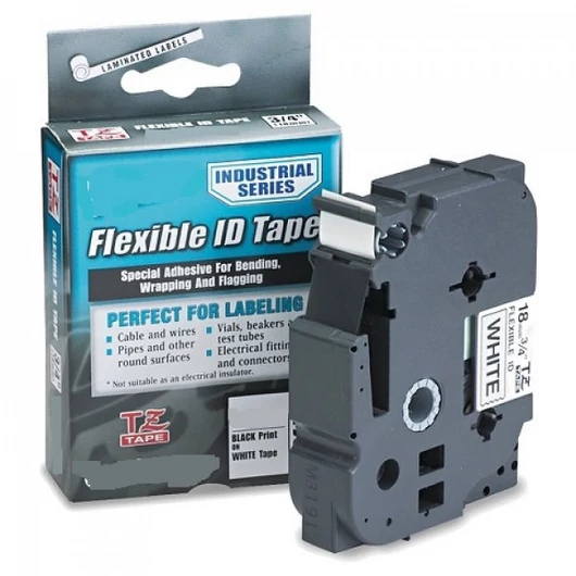 Utángyártott BROTHER TZe121 szalagkazetta 9mm x 8m átlátszó alapon fekete felirat White Box