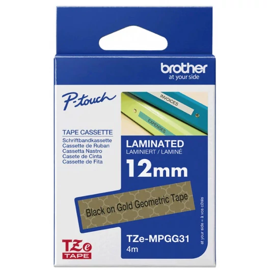 Brother TZe-MPGG31 12mm széles 4 m hosszú szalagkazetta Brother